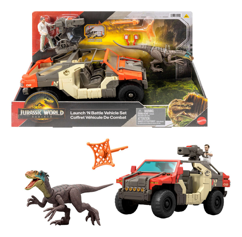 Jurassic World Saga Feature Vehicle Set, alternate view