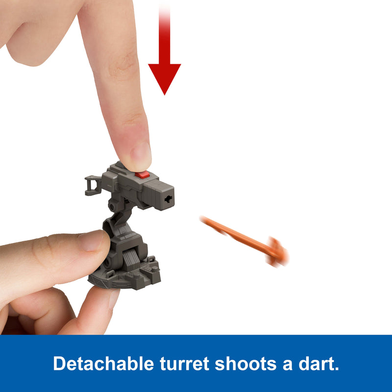 Jurassic World Saga Feature Vehicle Set, rear view