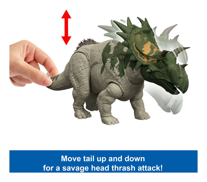 Jurassic World Saga Spiclypeus 11" Scale Action Figure with Wild Roar