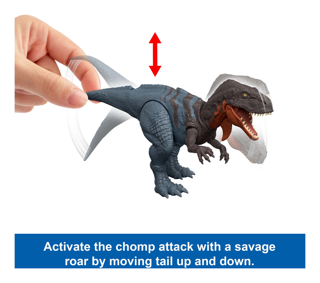 Jurassic World Saga Abelisaurus 12" Scale Action Figure with Wild Roar