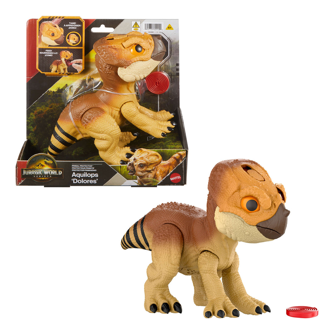 Jurassic World Saga Aquilops Dolores 7" Scale Interactive Dino Figure