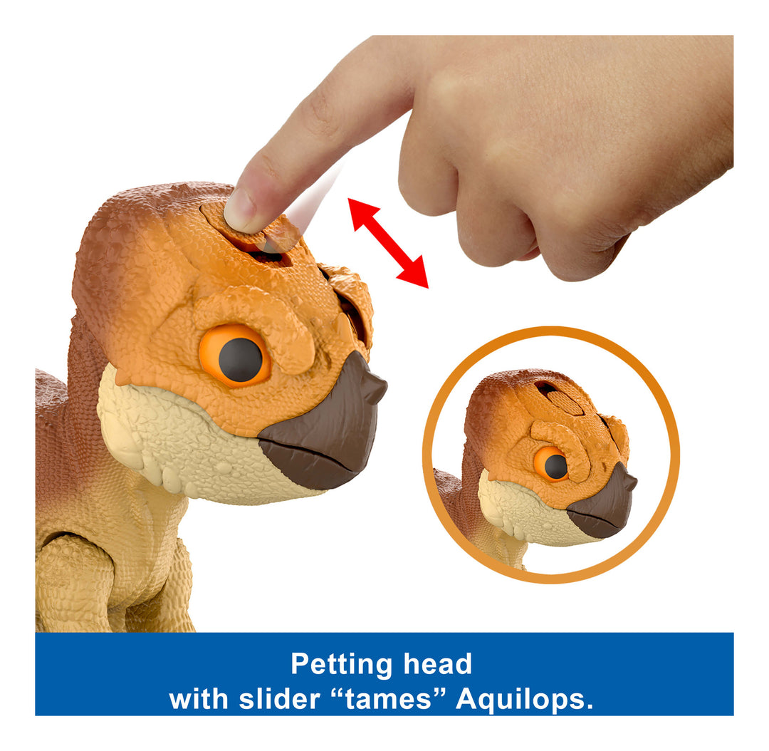 Jurassic World Saga Aquilops Dolores 7" Scale Interactive Dino Figure