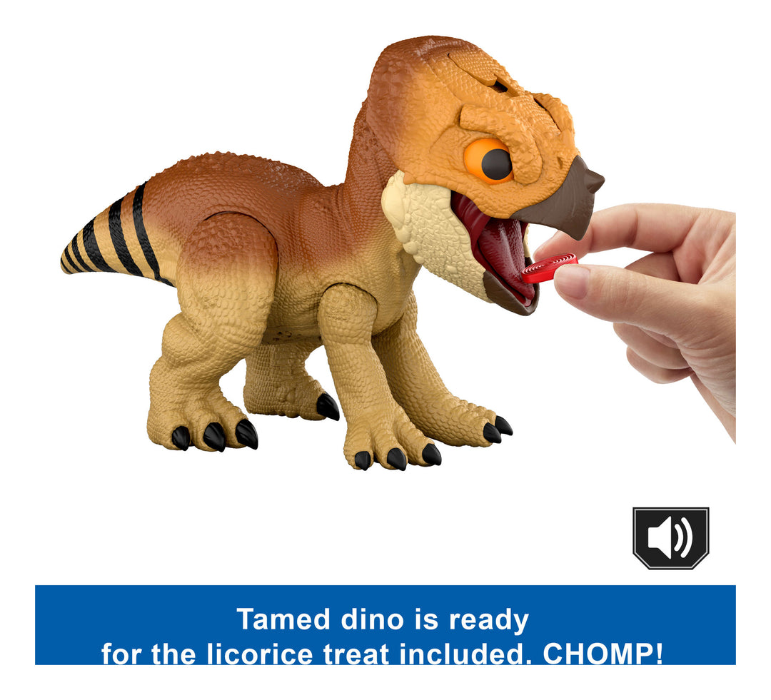 Jurassic World Saga Aquilops Dolores 7" Scale Interactive Dino Figure