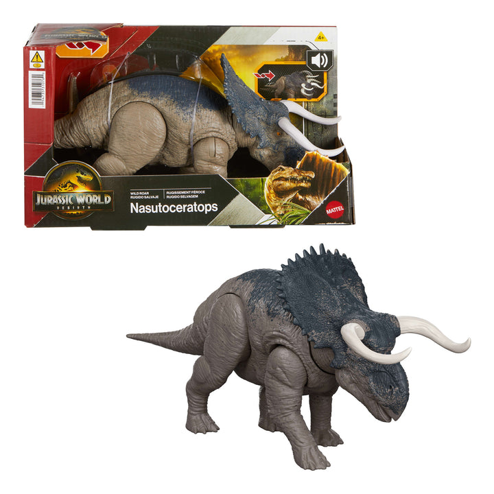 Jurassic World Saga Nasutoceratops 12" Scale Action Figure with Wild Roar
