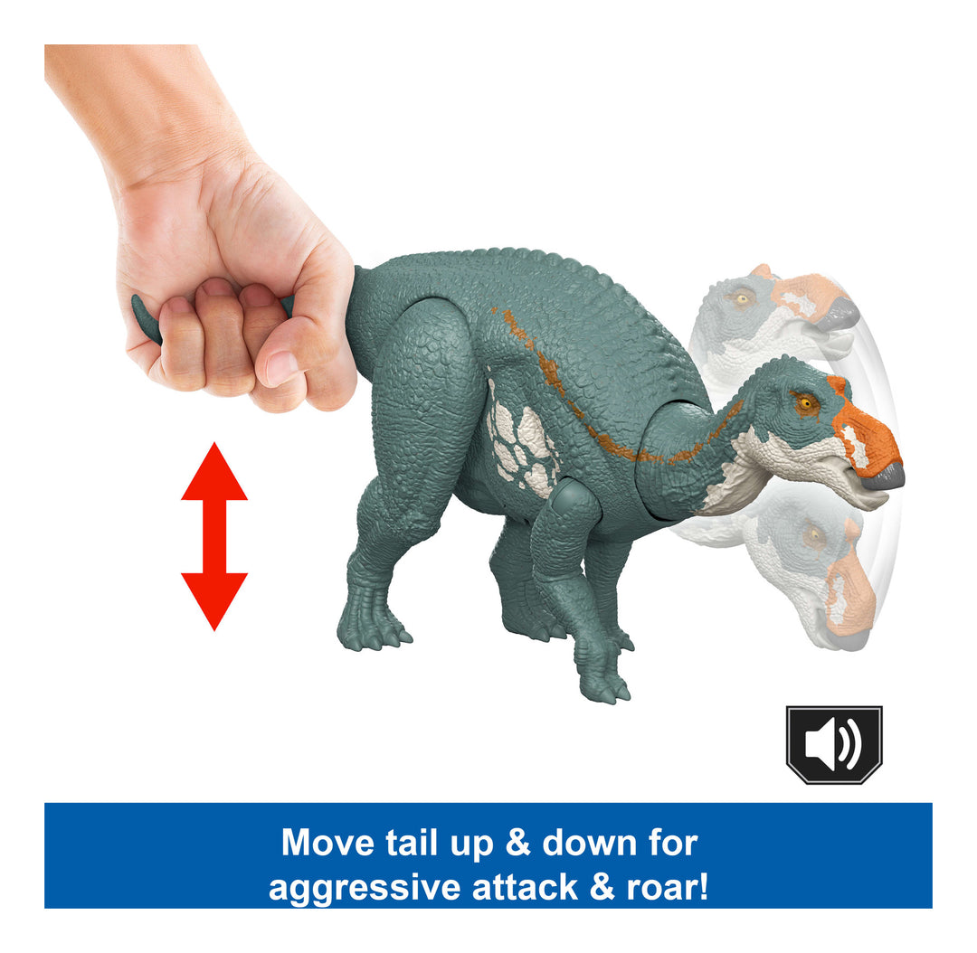 Jurassic World Saga Maiasaura 12.5" Scale Action Figure with Wild Roar