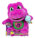 Barney Singing Plush, close-up detail