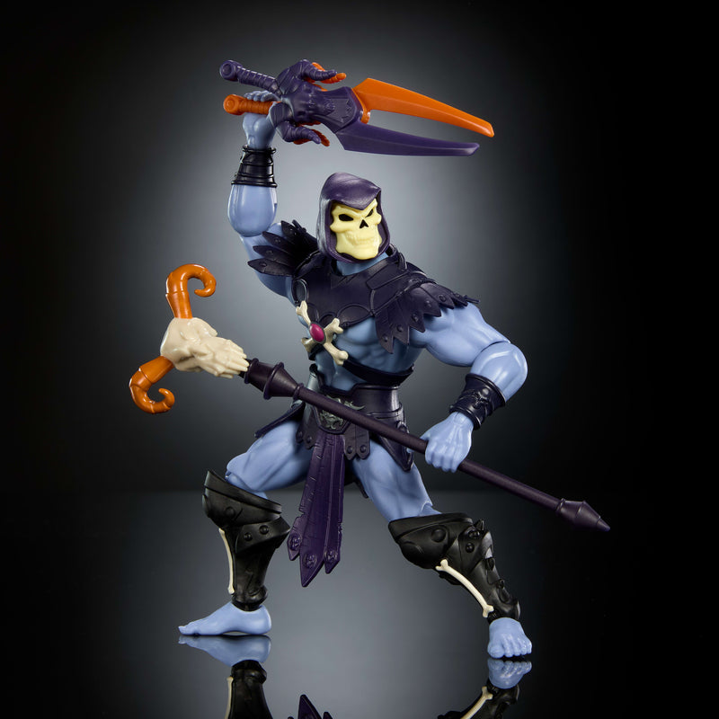 Masters of the Universe Origins Cartoon Collection Skeletor Action Figure side angle
