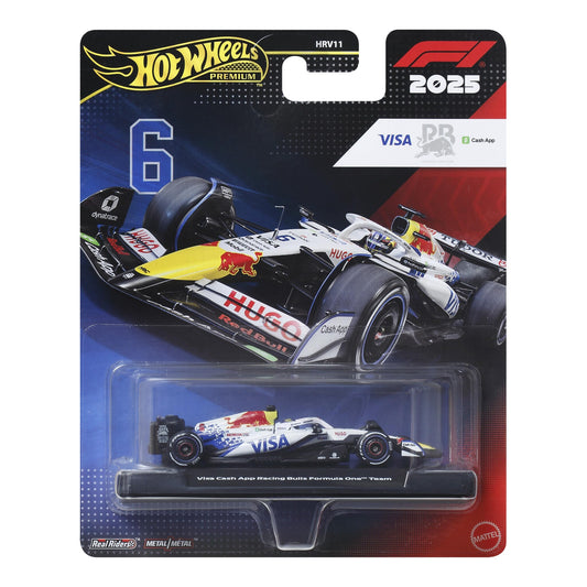 Hot Wheels Premium F1 Racing Bulls Isack Hadjar 1:64 Diecast Car