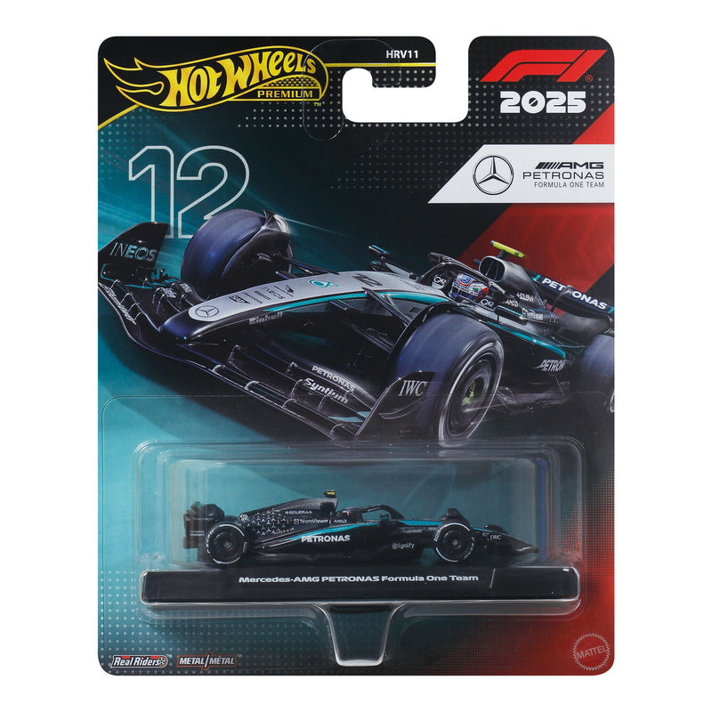Hot Wheels Premium F1 Mercedes Kimi Antonelli 1:64 Diecast Car