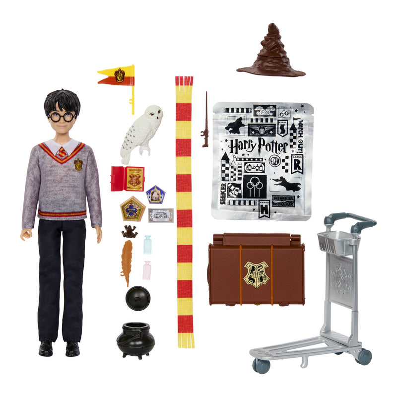 Harry Potter Platform 9 3/4 doll with Hedwig and accessories