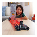 Hot Wheels Racing Formula 1 Grid Start Track Set with 2 die-cast F1 cars close up detail