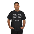 Vinyl Makes Me Happy Men's T-Shirt, showing reverse
