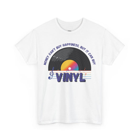 'Money Can't Buy Happiness, But It Can Buy Vinyl' Men's T-Shirt collectible from Coda Records