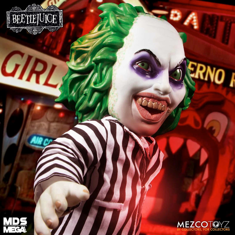 Beetlejuice 15" MDS Mega Scale Talking Figure close up detail