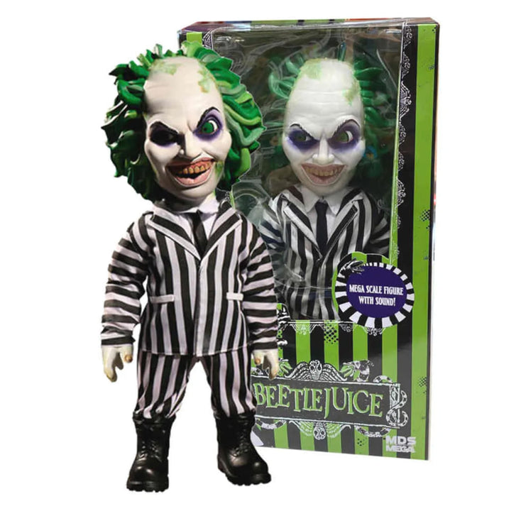 Beetlejuice 15" Megascale Mezco Designer Series Talking Figure