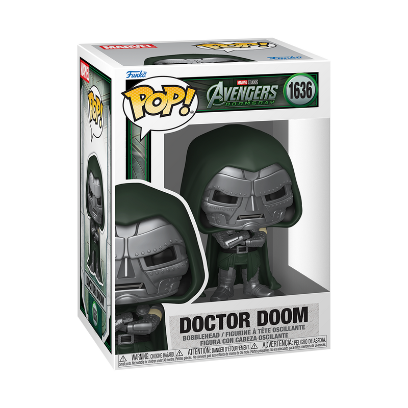 Avengers: Doomsday - Doctor Doom Funko Pop! Vinyl Figure packaging view