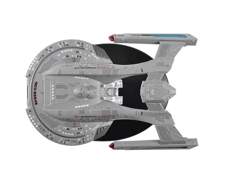 U.S.S. Thunderchild NCC-63549 (Akira class) Model Diecast Ship (Eaglemoss / Star Trek), close-up detail
