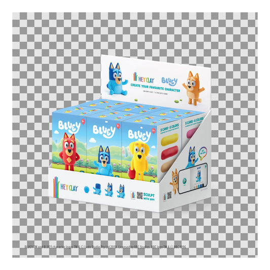 Hey Clay Bluey 5 Can Asstd CDU - Image