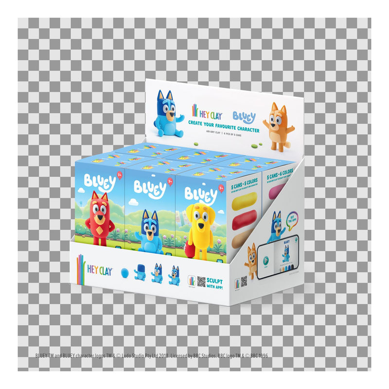 Hey Clay Bluey 5 Can Asstd CDU - Image