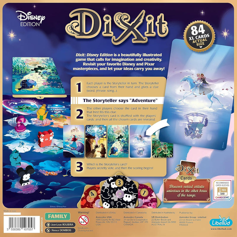 Dixit: Disney Edition, in display