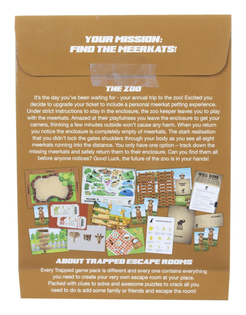 Trapped Escape Room Game Packs The Zoo - Image