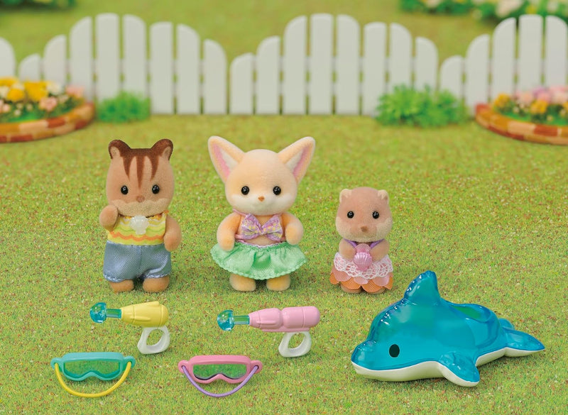 Sylvanian Families Nursery Friends Pool Fun Trio - Image 3