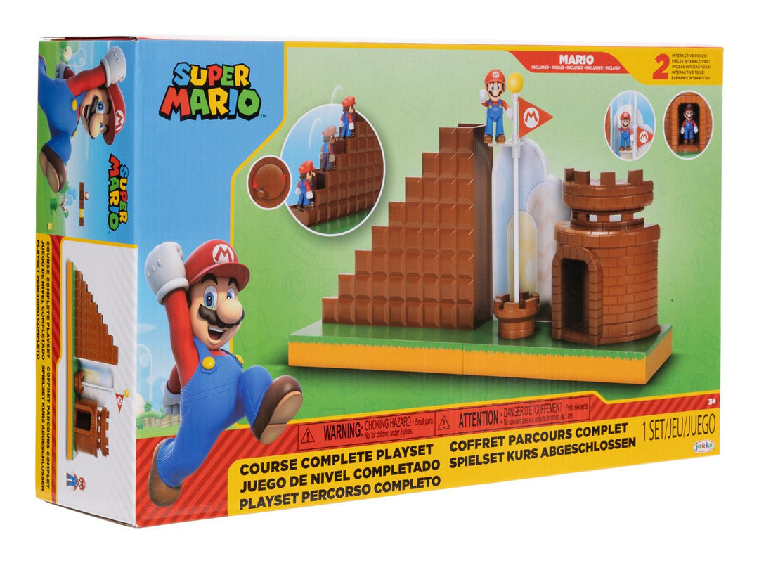 Nintendo Super Mario 2.5" Scale Level End Playset