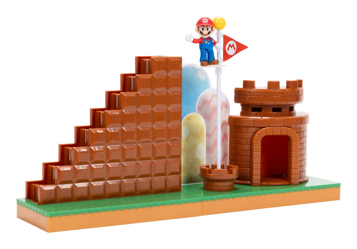 Nintendo Super Mario 2.5" Scale Level End Playset