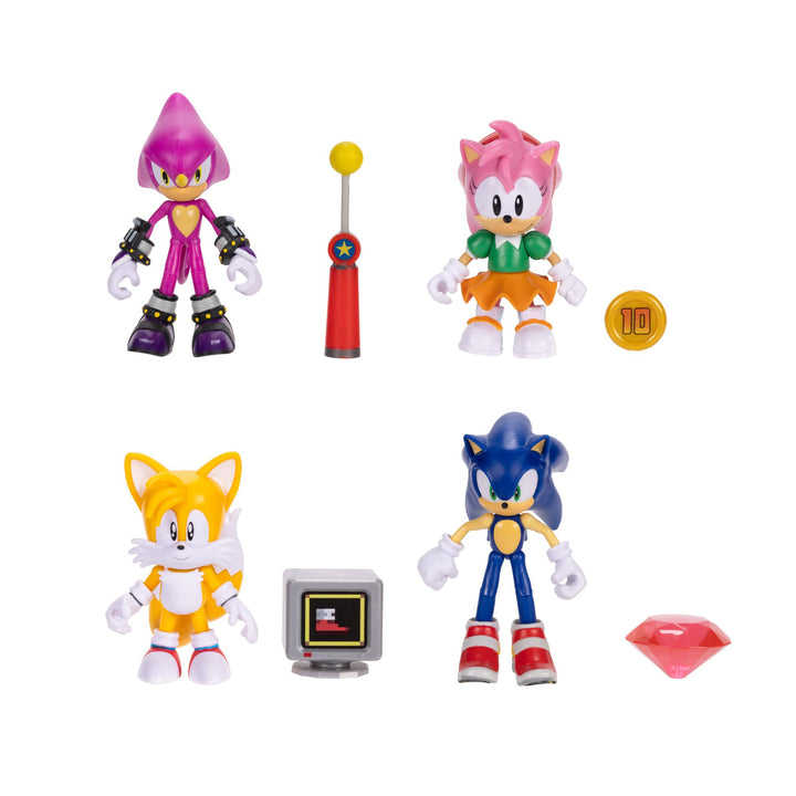 Sonic the Hedgehog Sonic 4in Articulated Figures with accy Wave 20