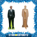 Jurgen Klopp (Star Mini) Height 90cm Small Cardboard Cut Out, side angle