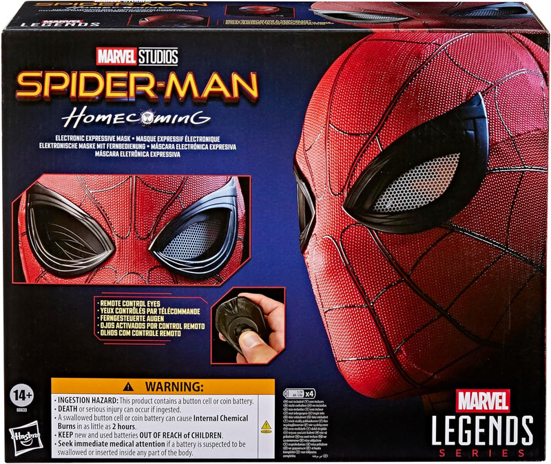 Marvel Legends Series Spider Man Homecoming Electronic Expressive Mask - Image 2