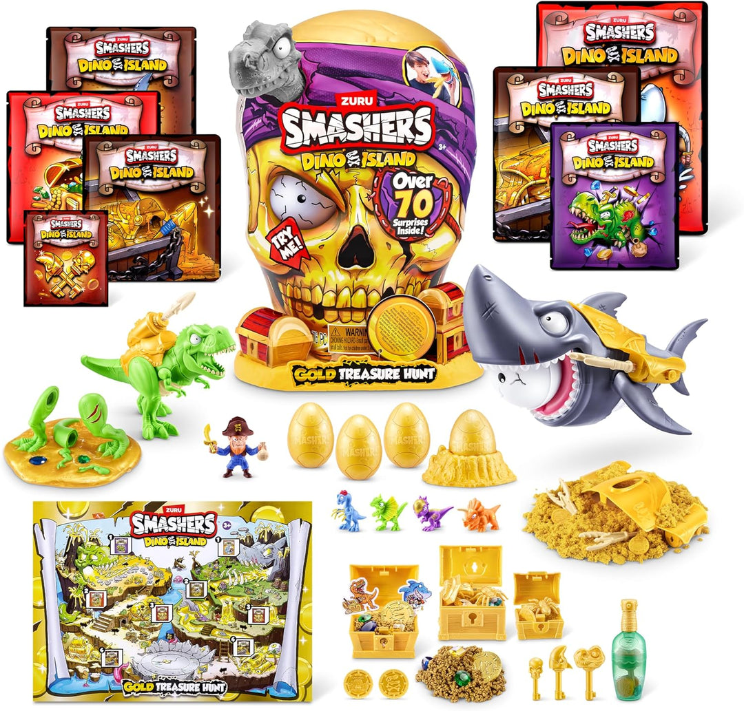 Smashers Dino Island Gold Treasure Hunt