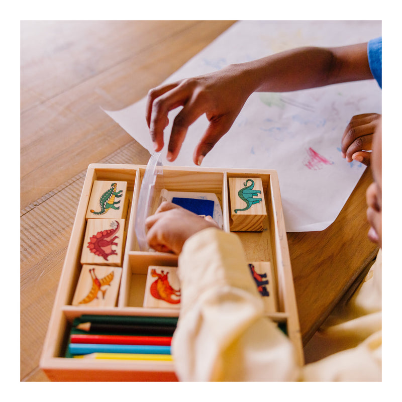 Melissa & Doug Dinosaur Stamp Set