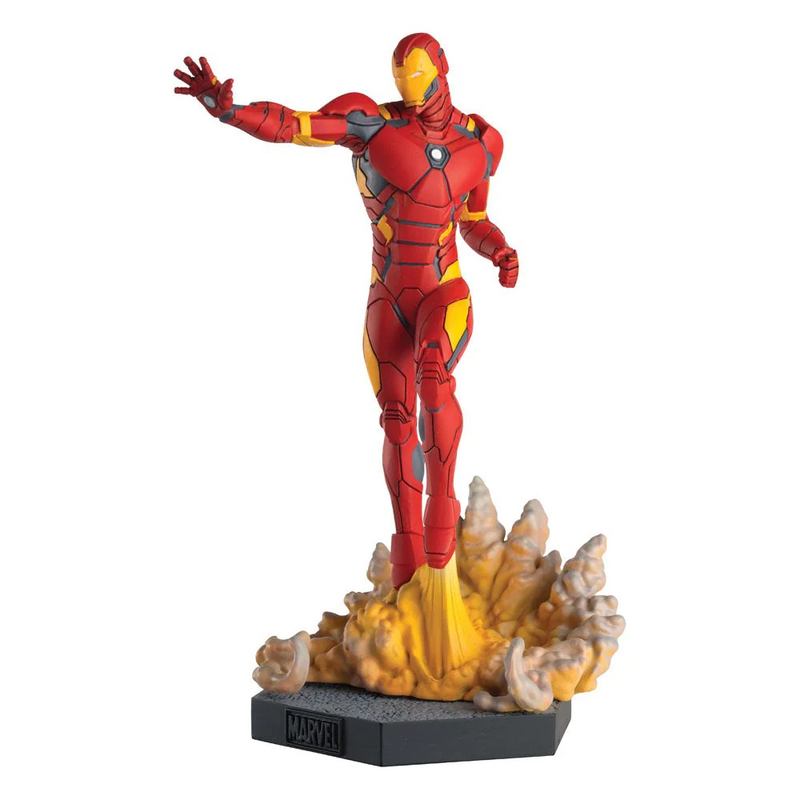 MARVEL VS. IRON MAN 1:16 Scale Dynamic Statue Figure MVSEN001 (Eaglemoss), close-up detail