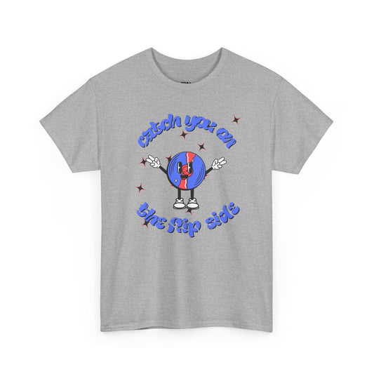 'Catch You On The Flip Side' Men's Vinyl T-Shirt collectible from Coda Records