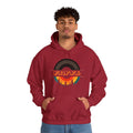 Vinyl Record Logo Men's Hoodie, rear view