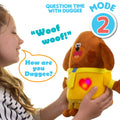Hey Duggee Interactive Voice Activated Smart Duggee Soft Toy, in display