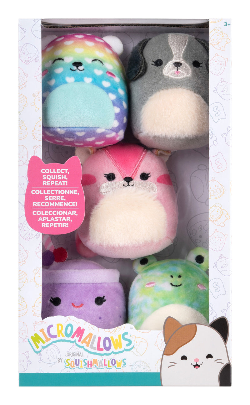 Squishmallows - 2.5in Micromallows 5 Pack Plush (Case of 4)