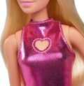 Barbie Blonde Hair & Pink Dress Fashion Doll - Image 4