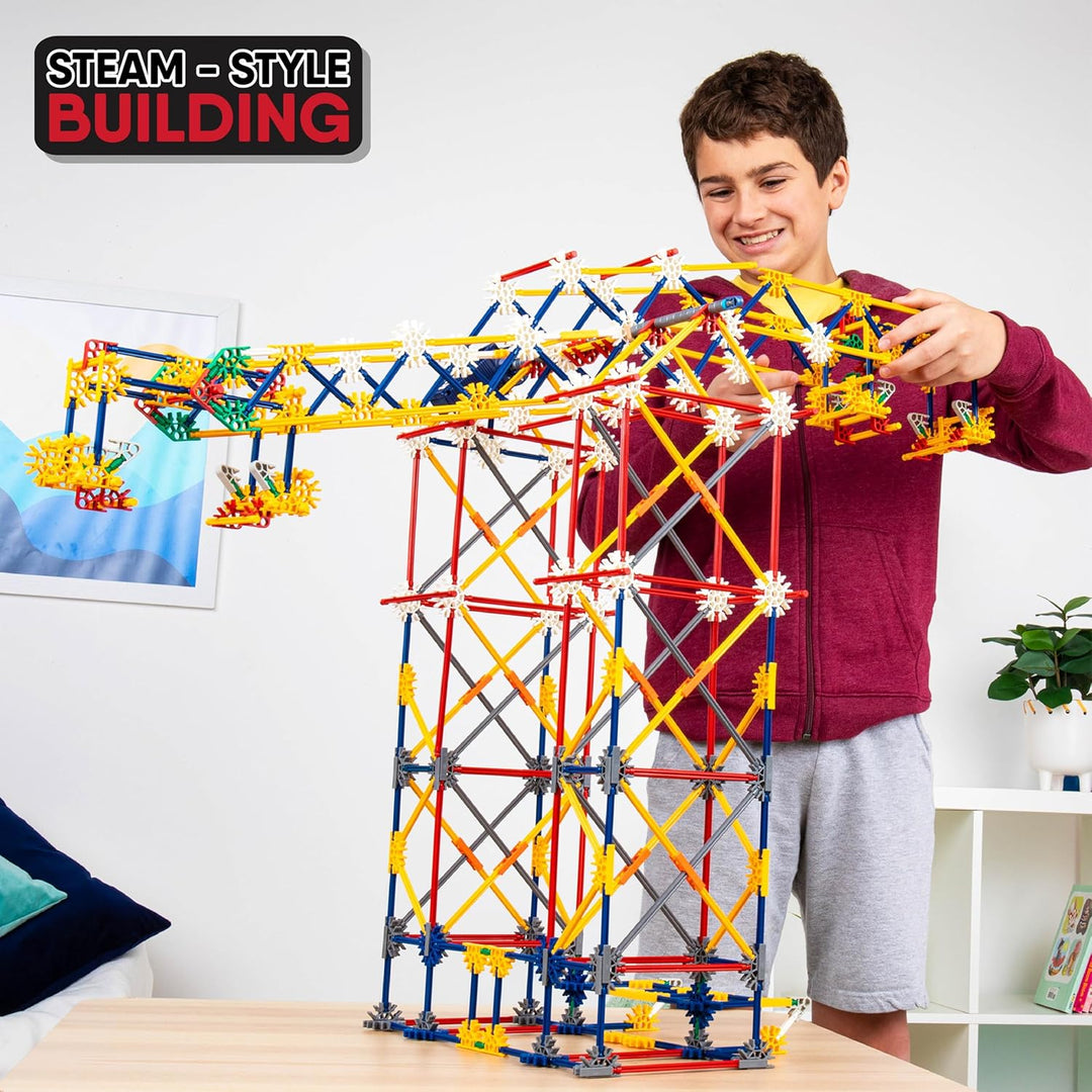 K'NEX Thrill Rides 3-in-1 Classic Amusement Park Building Set