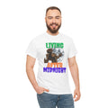 'Living After Midnight' Men's T-Shirt, close-up detail