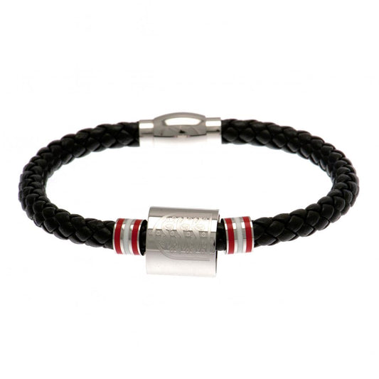 England FA Colour Ring Leather Bracelet, alternate view