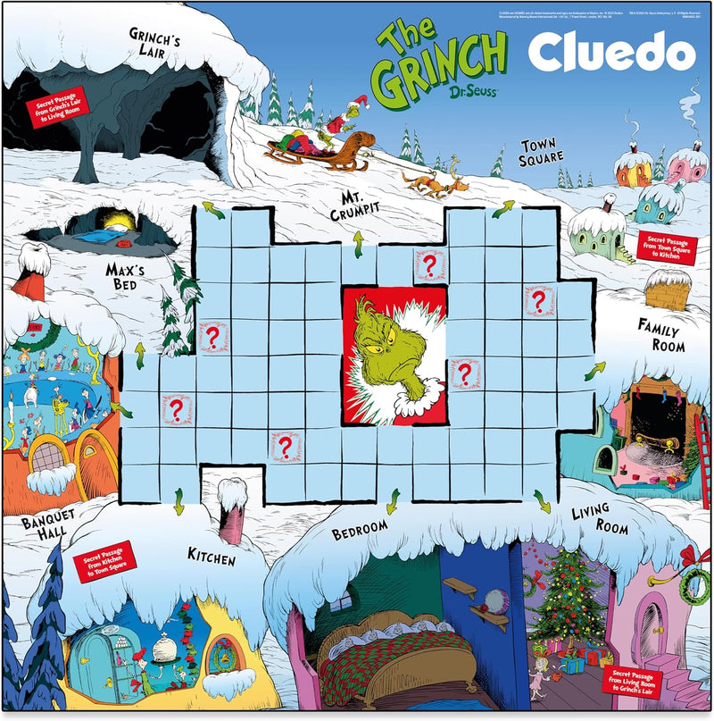 Cluedo Grinch Board Game - Image 3