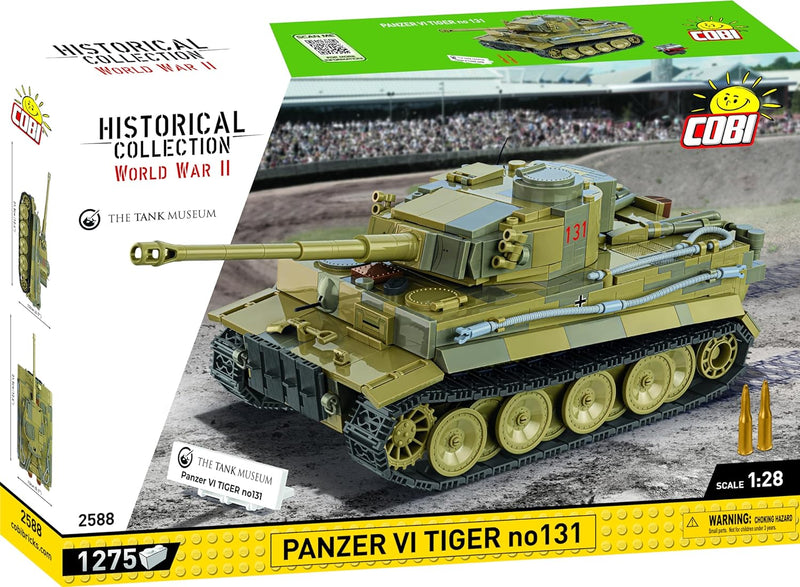 Cobi 2588 World War II Panzer VI Tiger 131 1275 pcs