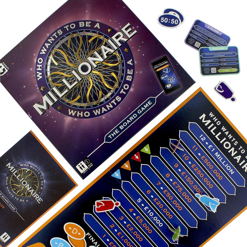 Who Wants To Be A Millionaire Board Game, side angle