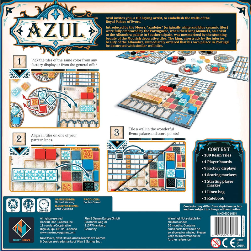 Azul Board Game, in display