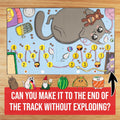 Exploding Kittens: The Board Game, showing reverse