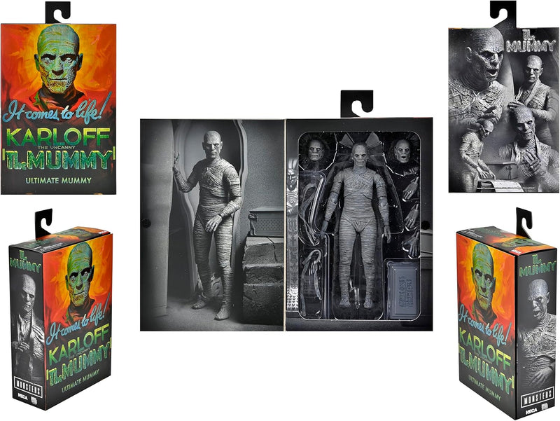 Universal Monsters (B/W) Mummy Ultimate 7" Scale Action Figure (view 3)