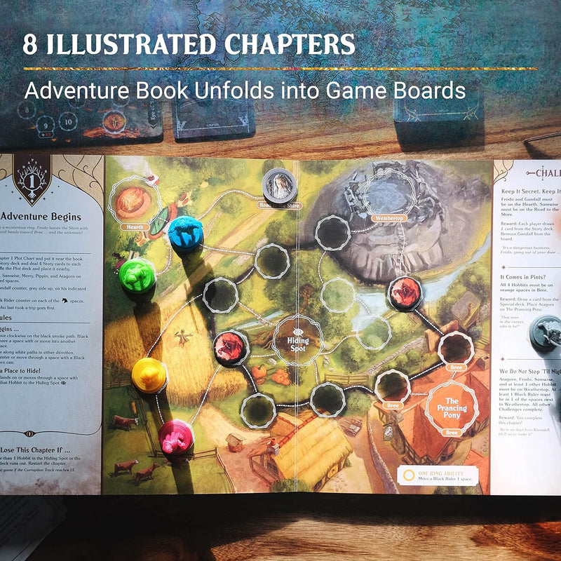 Ravensburger Lord of the Rings Adventure Book, close-up detail