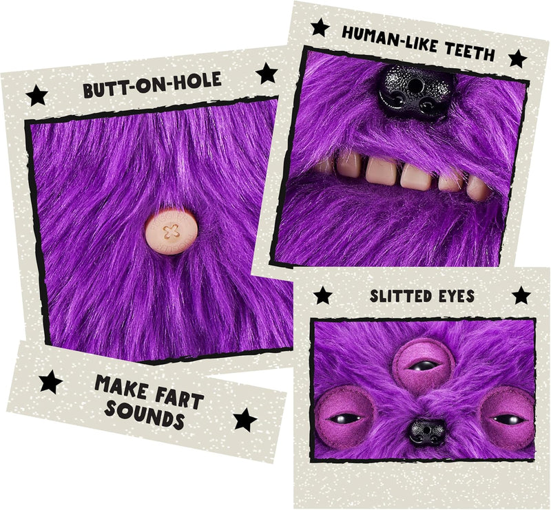 Fuggler Fart Face Alien 9 Plush, side angle